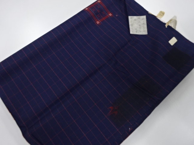 JAPANESE KIMONO / ANTIQUE ENSEMBLE BOLT / SILK / TSUMUGI
